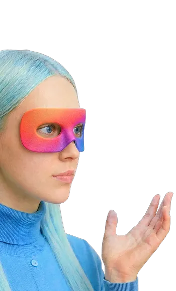 Blue Super Agent with Orb